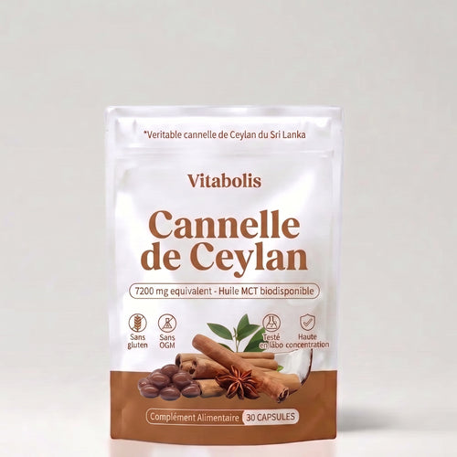 Vitabolis Cannelle de Ceylan, 30 capsules
